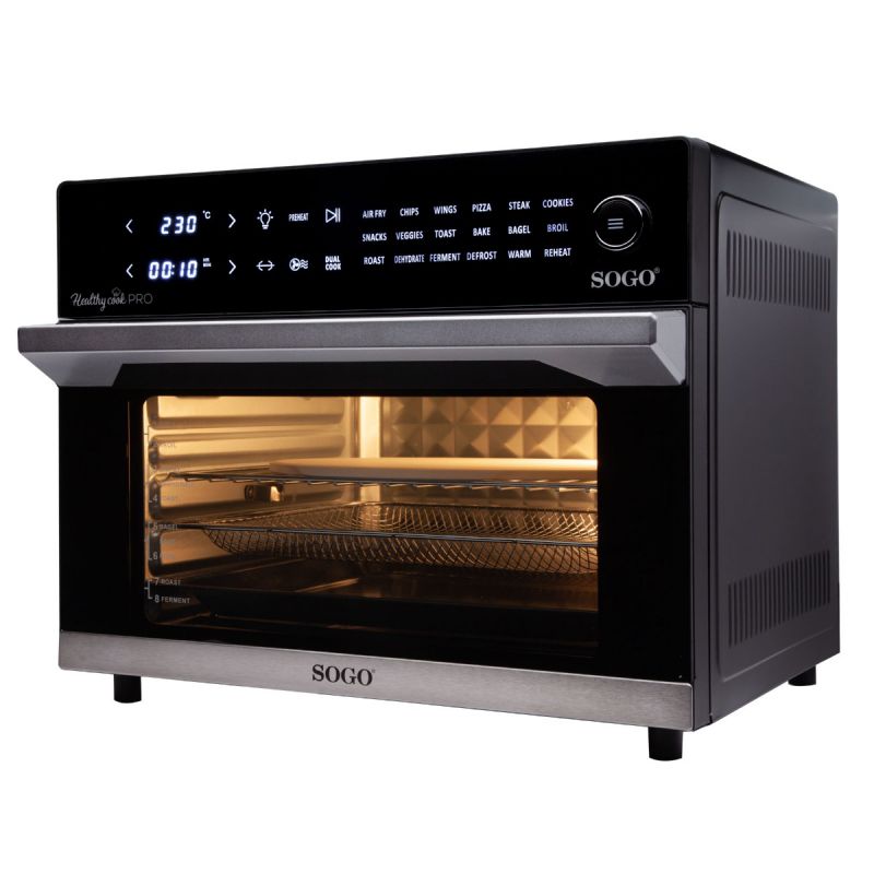 Airfryer+ovn+dehydrator og grill -Sunn cook pro-