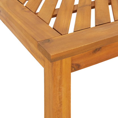 4-delt hage spisebord Solid Tre Akasie