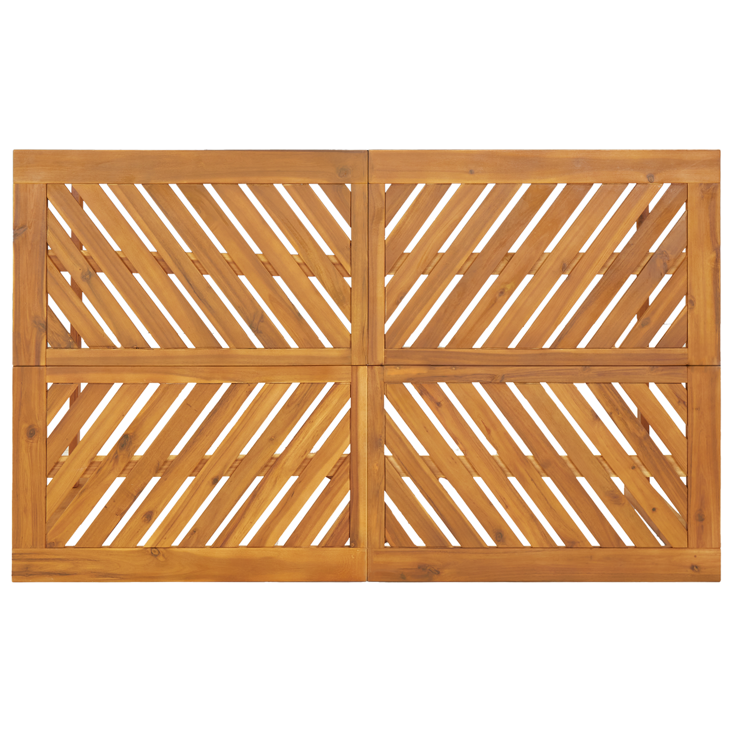 5-delt Hage Spisesett Massivt Tre Akasietre