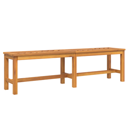 5 Delt Hage Spisebordsett Massivt Tre Akasietre