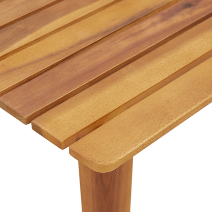 hagemøbler med bord 3 deler Massivt akasietre