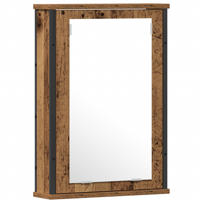 2-delt Baderomsmøbelsett Gammelt Tre Laminert Tre