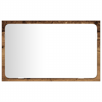 3-delt Baderomsmøbelsett Gammelt Tre Konstruert Tre