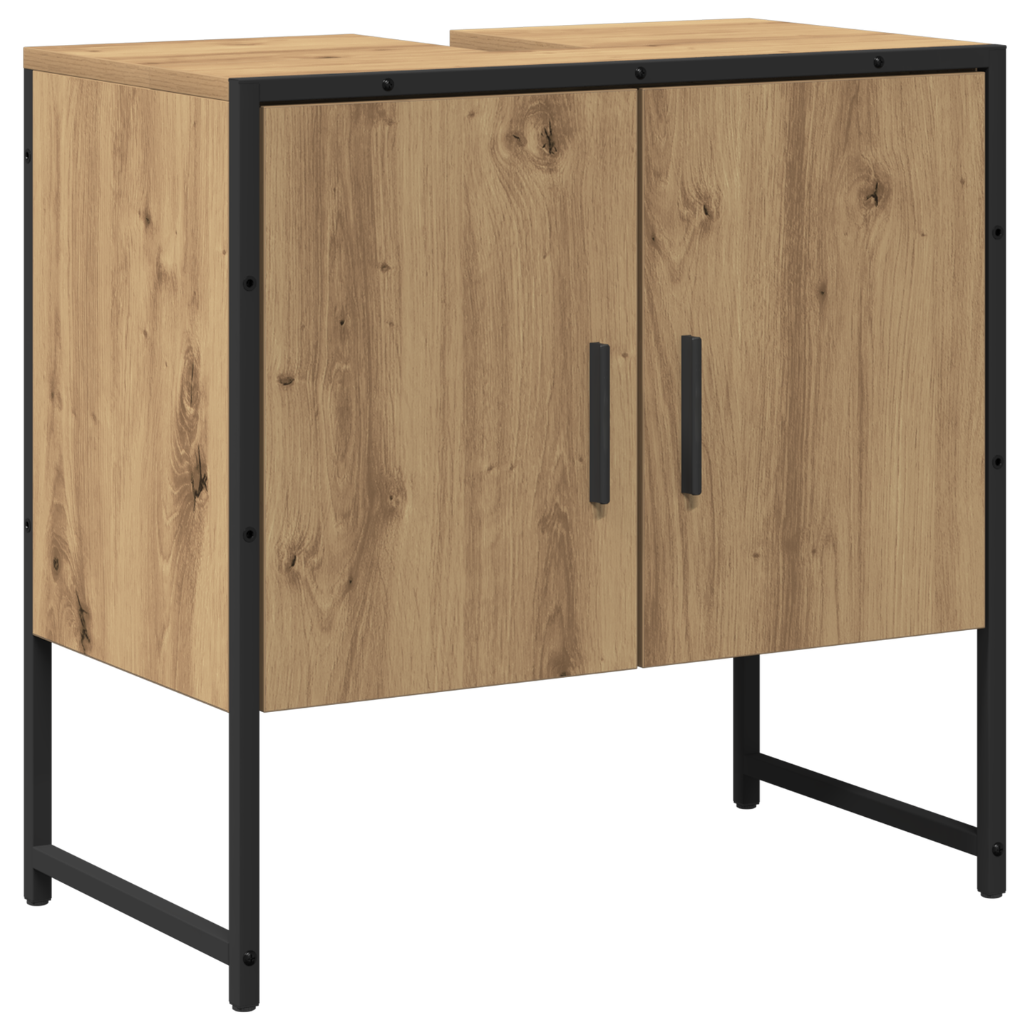 2-delt baderomsskap-sett i kunstig eik