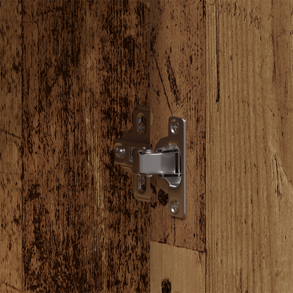 3-delt baderomsmøbelsett i gammelt tre og teknikktre