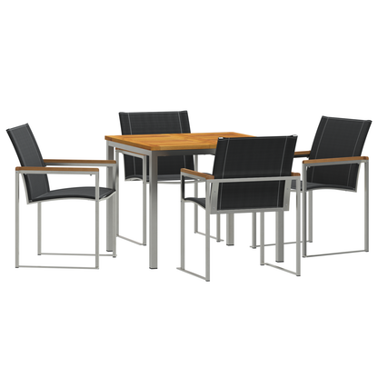 5-delt Hage Spisegruppe Massivt Akasietre