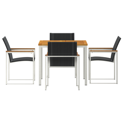 5-delt Hage Spisegruppe Massivt Akasietre