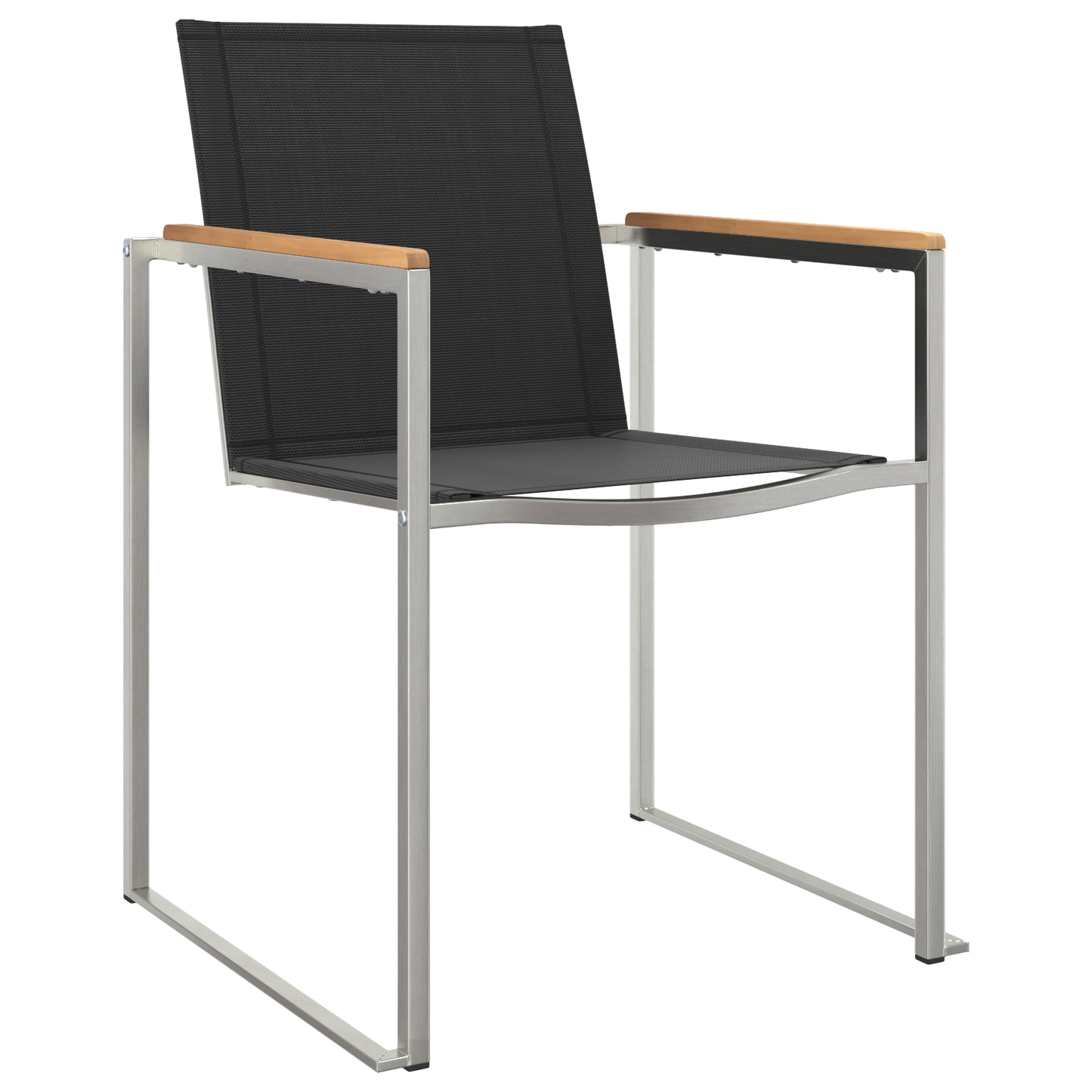 3-delt hage spisebord sett i solid teak