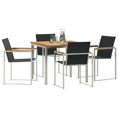 5-delt hagemøbel Solid teaktre