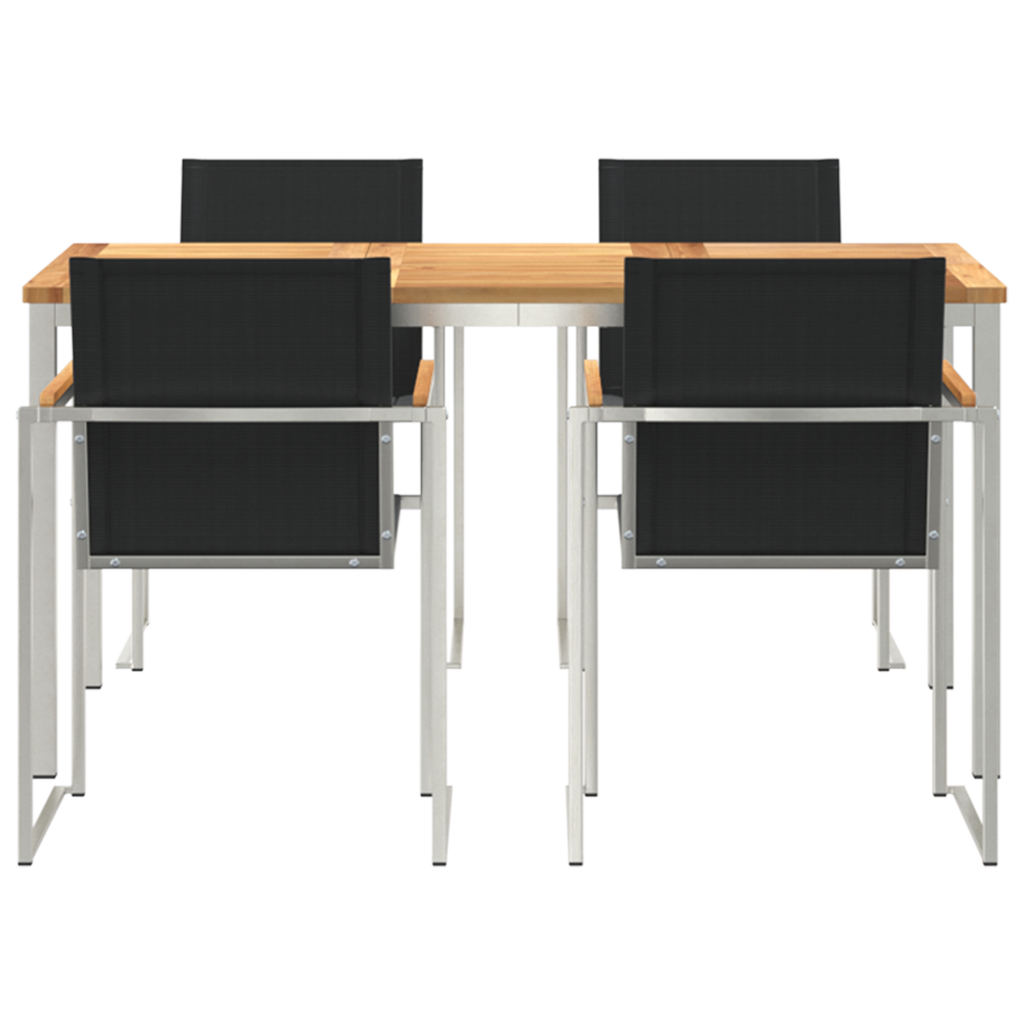 5 deler Hagedining sett Solid Tre Teak