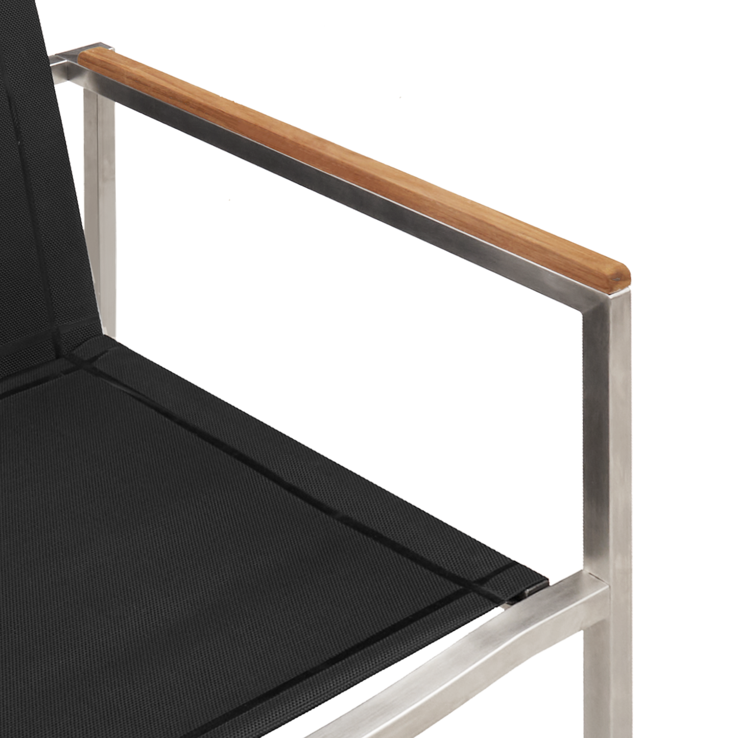 5 Delers Hage Spisesett Massivt Tre Teak