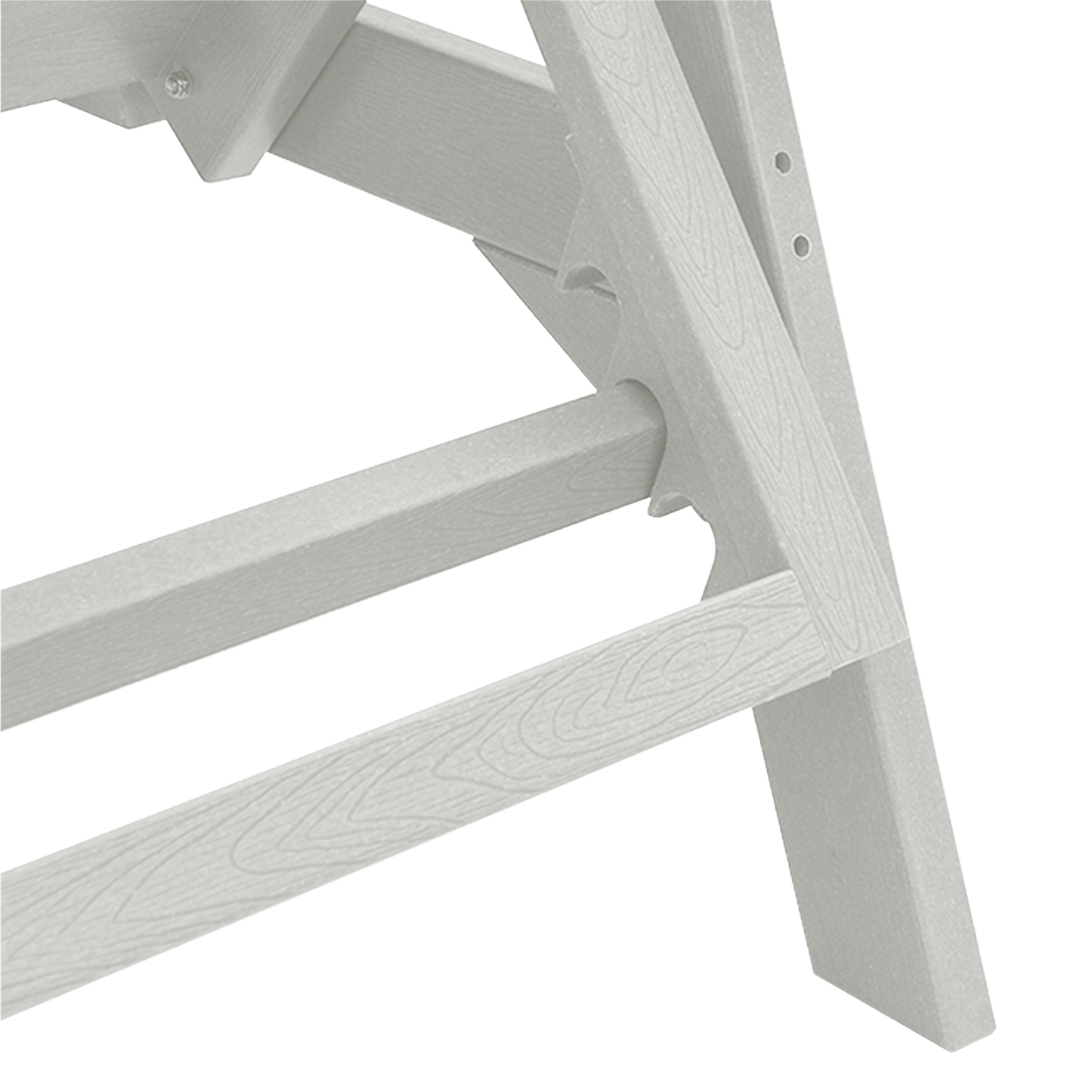 3 Delt Hage Loungesett Hvit HDPE