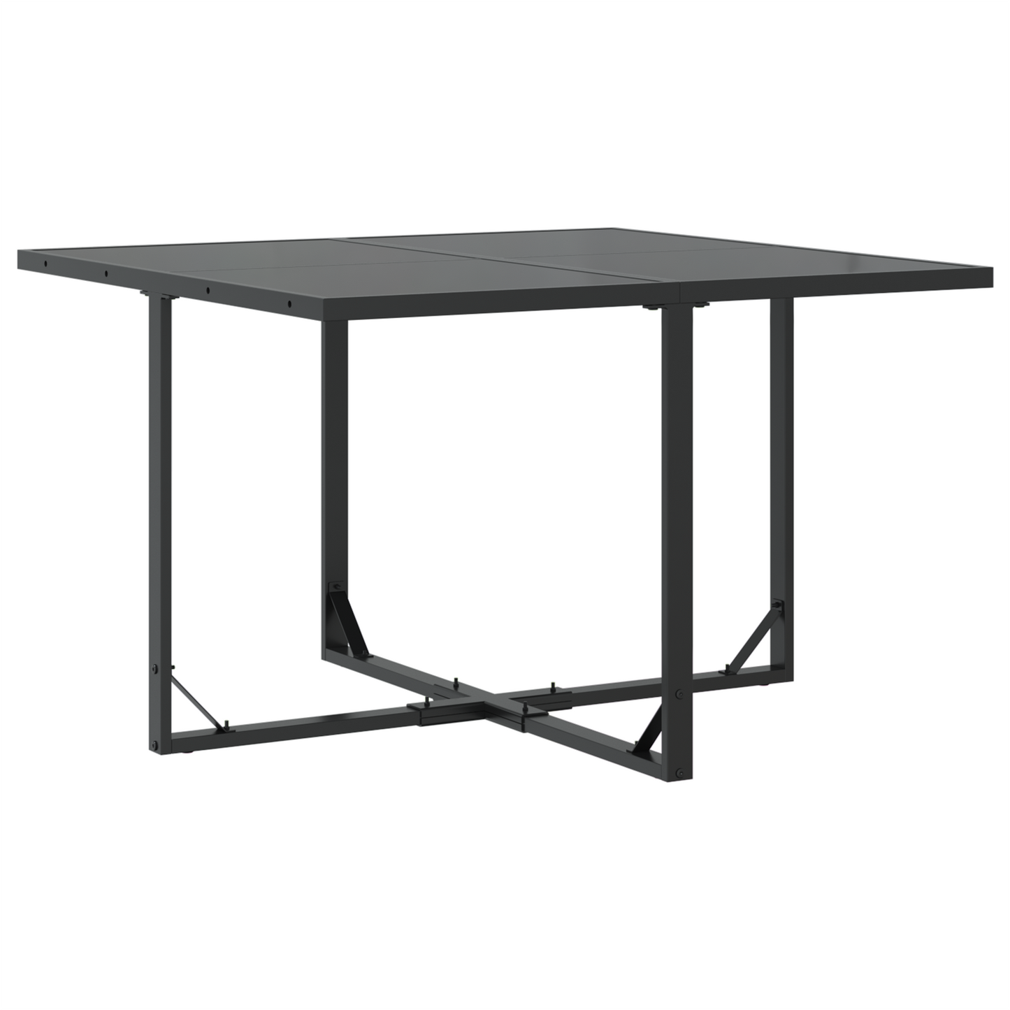 6-delt hagemøbelsett med puter i stål og tekstilene