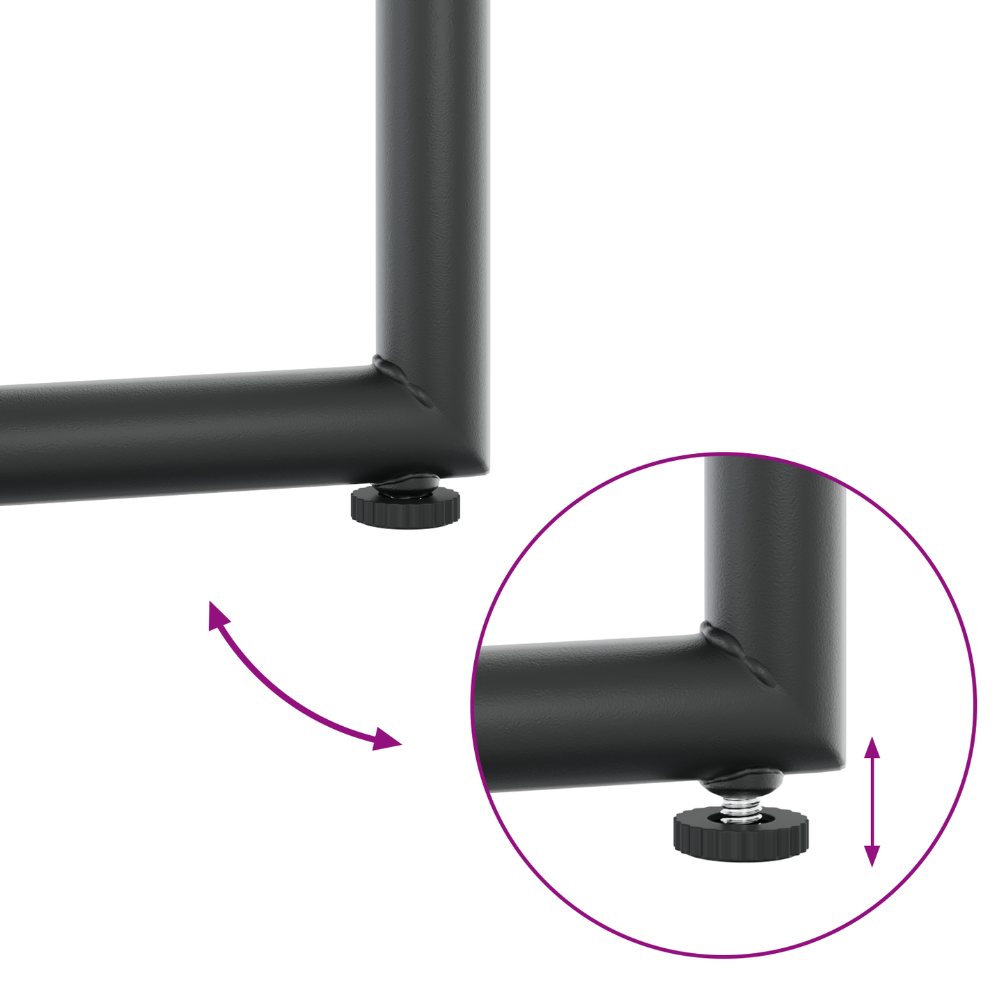 13-delt hage spisegruppe med puter i stål og tekstilene