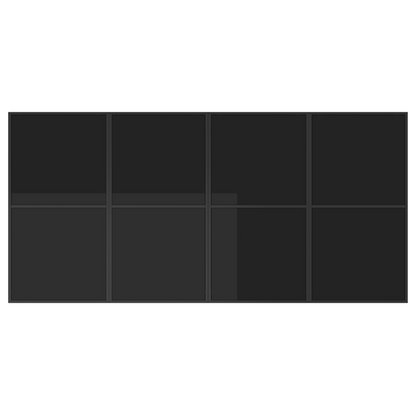 16 deler hage spisebordsett med puter i stål og textilene