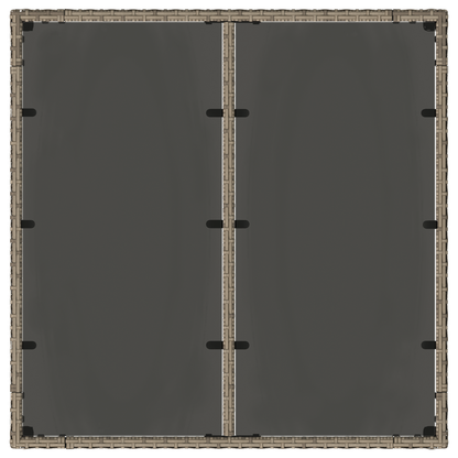 5-delt hagemøbelsett Grå Polyrotting