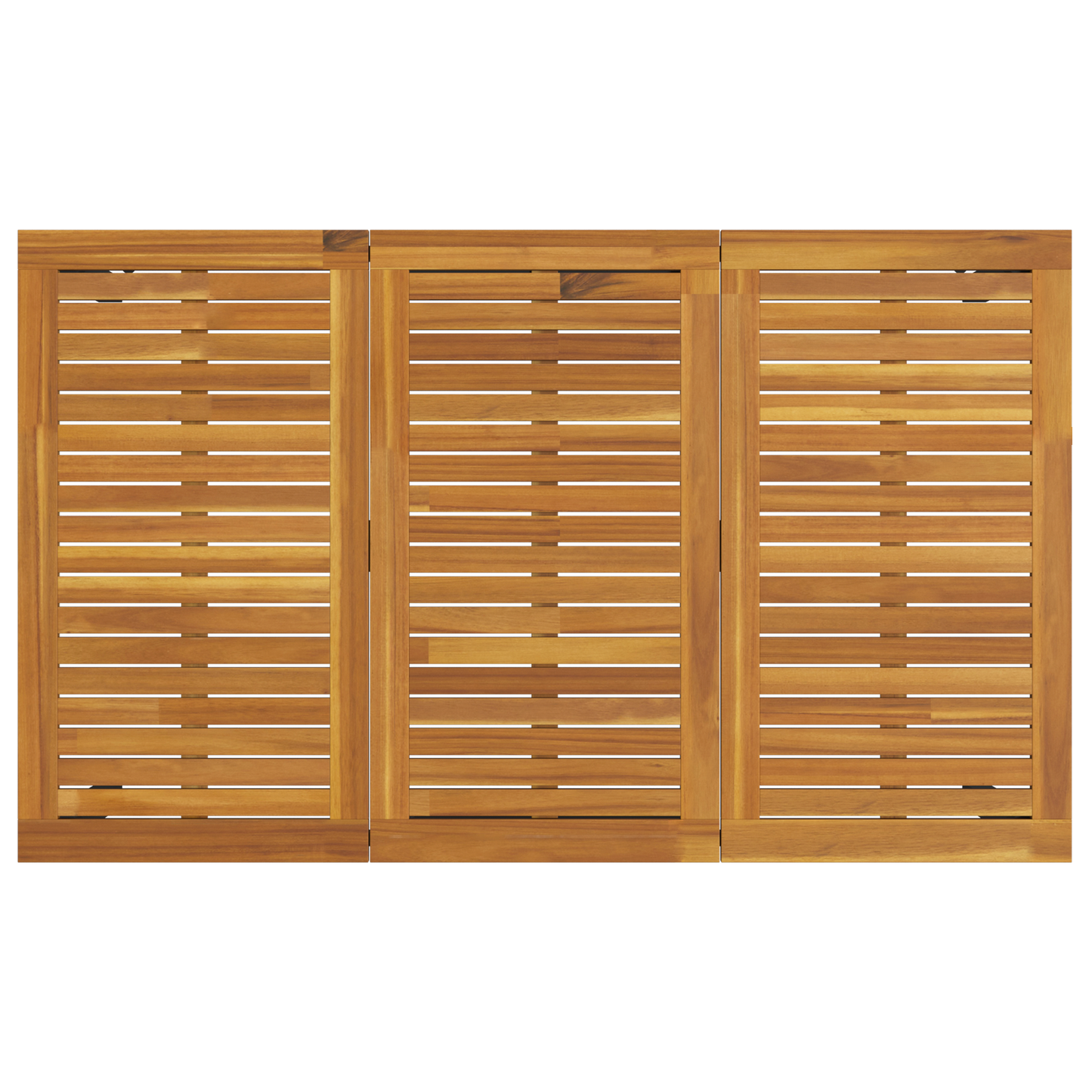 7-delt Hage Spisegruppe Beige Poly Rattan Akasie