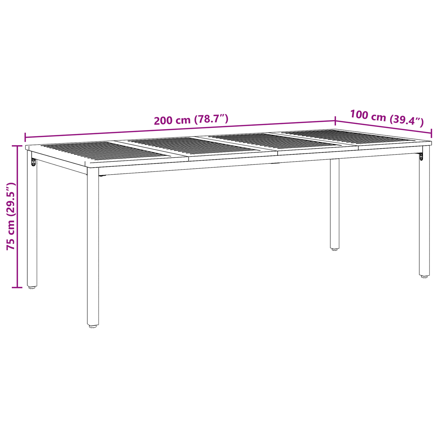7-delt Hage Spisestue Sett Beige Poly Rattan Akacia