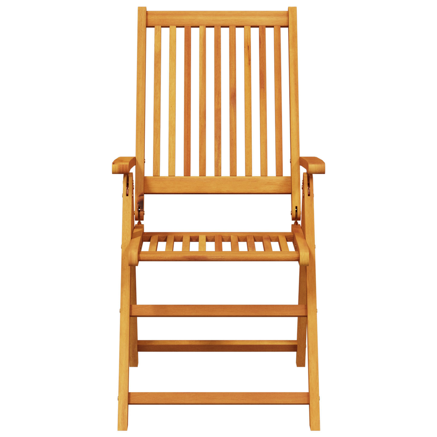 3-delt hagemøbelsett i solid akasietre som kan felles sammen