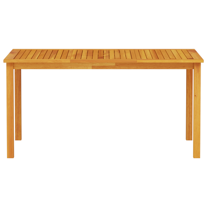 3-delt hagemøbelsett i solid akasietre som kan felles sammen