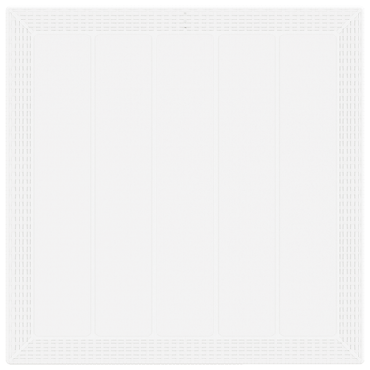 5 Delers Hage Spisesett med Puter Hvit Polyrotting