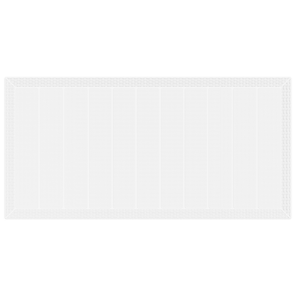 9 Delt Hage Spisebord Set med Puter Hvit Poly Rattan