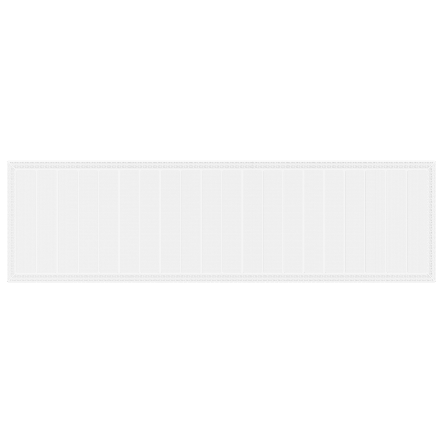 15-Delt Hage Spisegruppe Hvit Poly Rattan