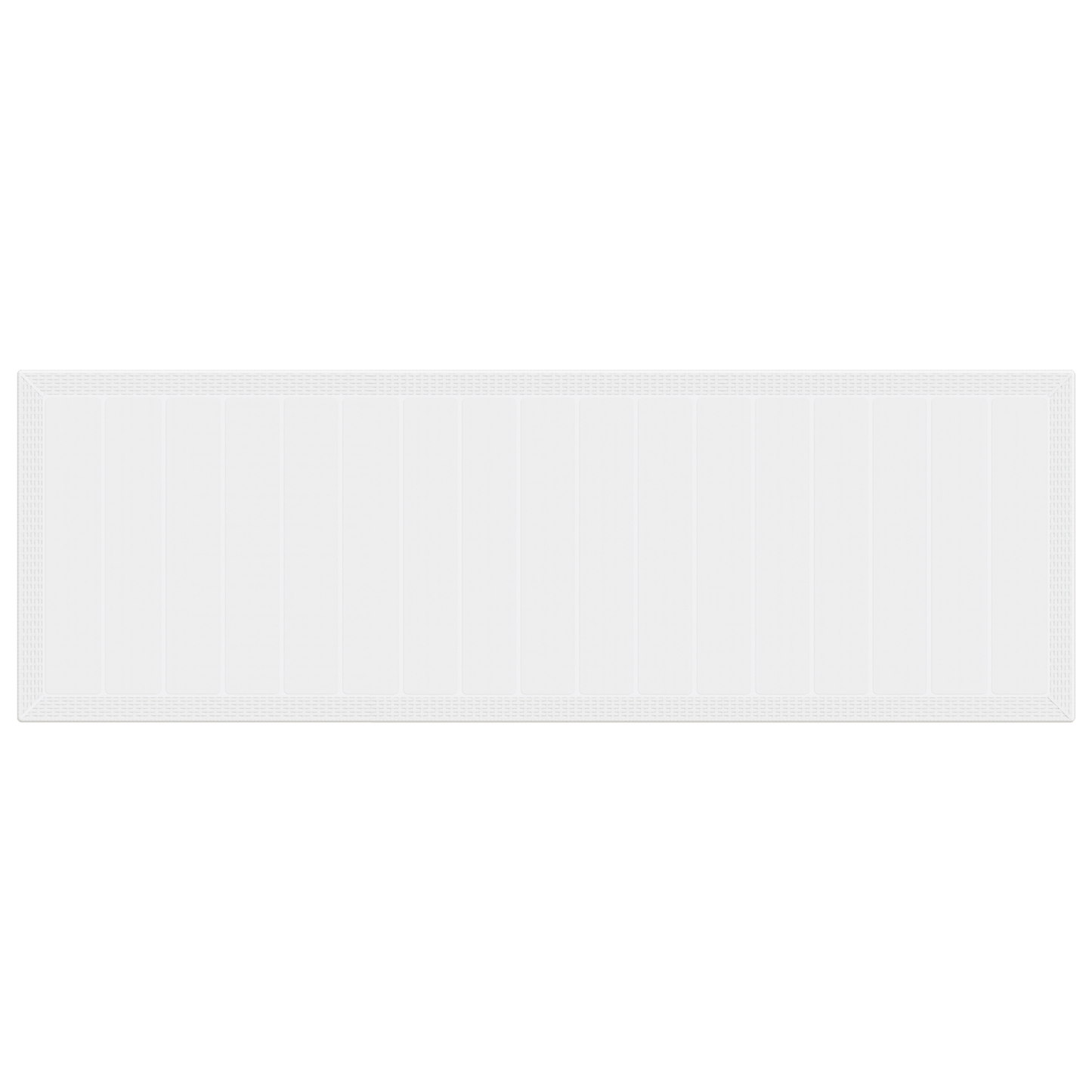 11 Deler Hage Spisegruppe med Puter Hvit Poly Rattan