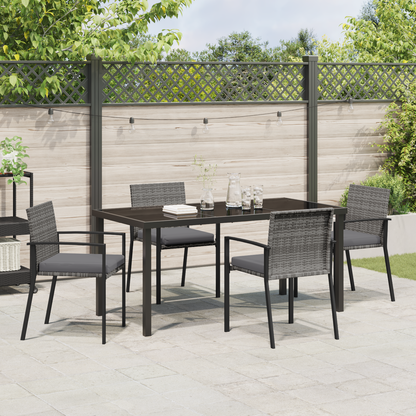 5-delt hagespisesett grå poly rotting