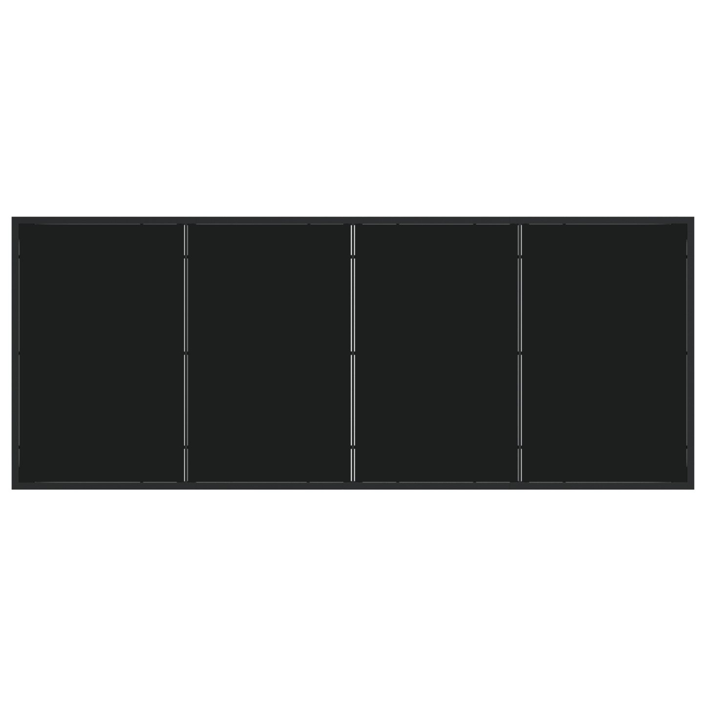 9 deler hage spisestuebord med puter beige polyrotting