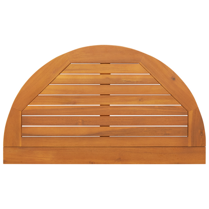 3-delt sammenleggbart bistrosett av solid akasietre