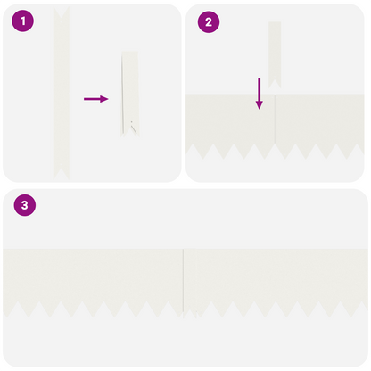 hagekanter 30 stk Hvit 100x0.5x20 cm Plast