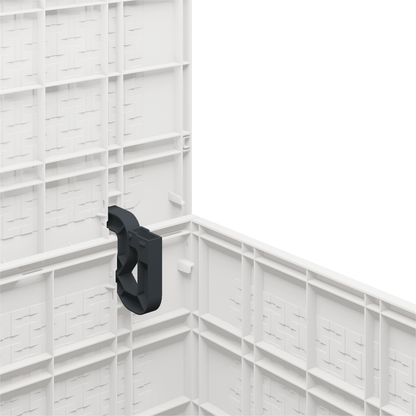 Hageoppbevaringsboks Hvit 55x53x57 cm PP