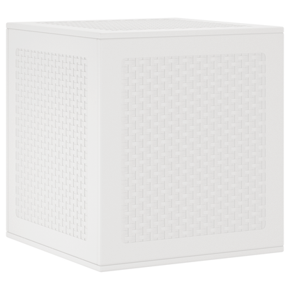 Hageoppbevaringsboks Hvit 55x53x57 cm PP