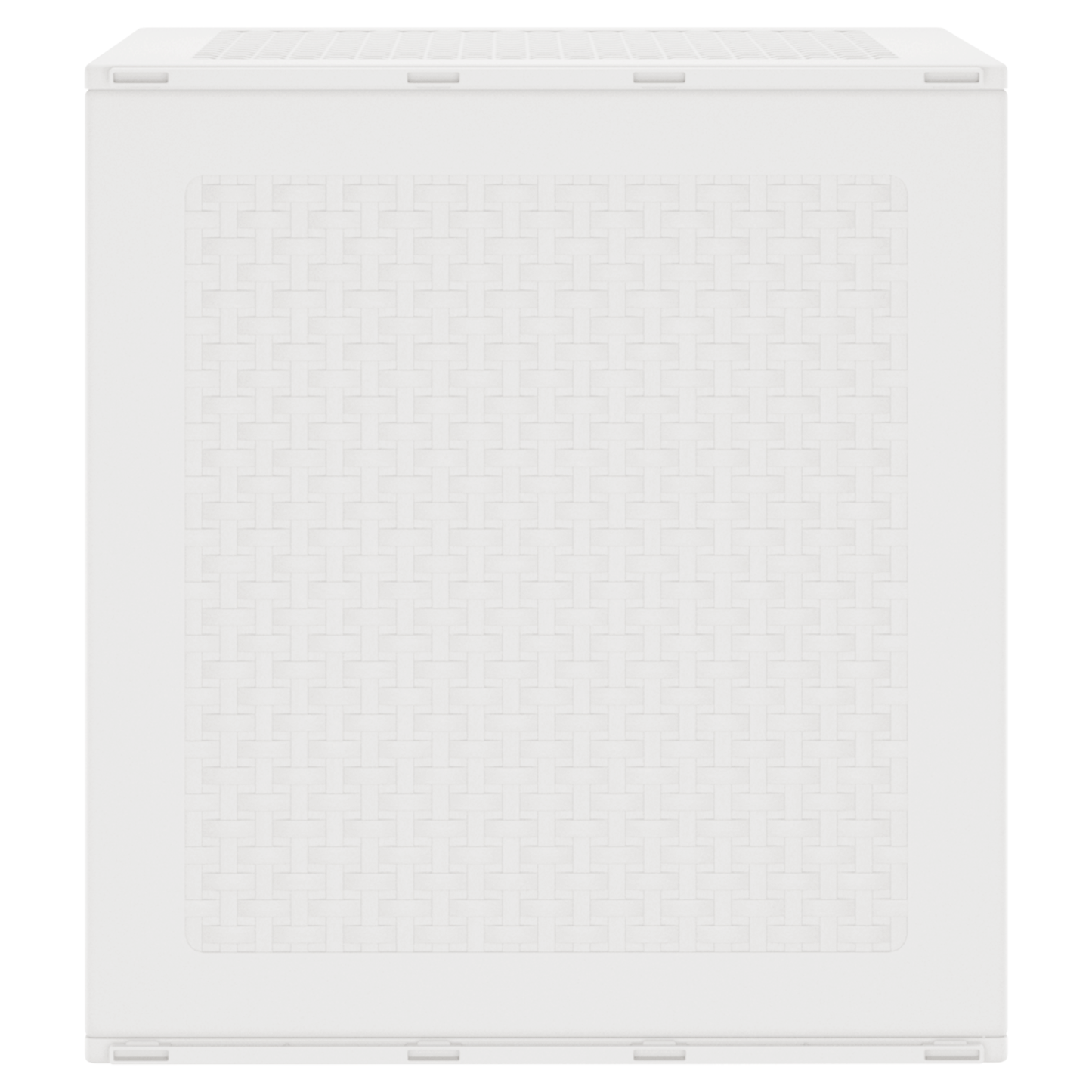 Hageoppbevaringsboks Hvit 55x53x57 cm PP