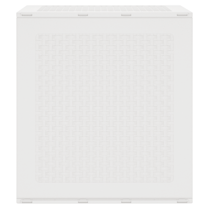 Hageoppbevaringsboks Hvit 55x53x57 cm PP