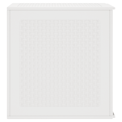 Hageoppbevaringsboks Hvit 55x53x57 cm PP