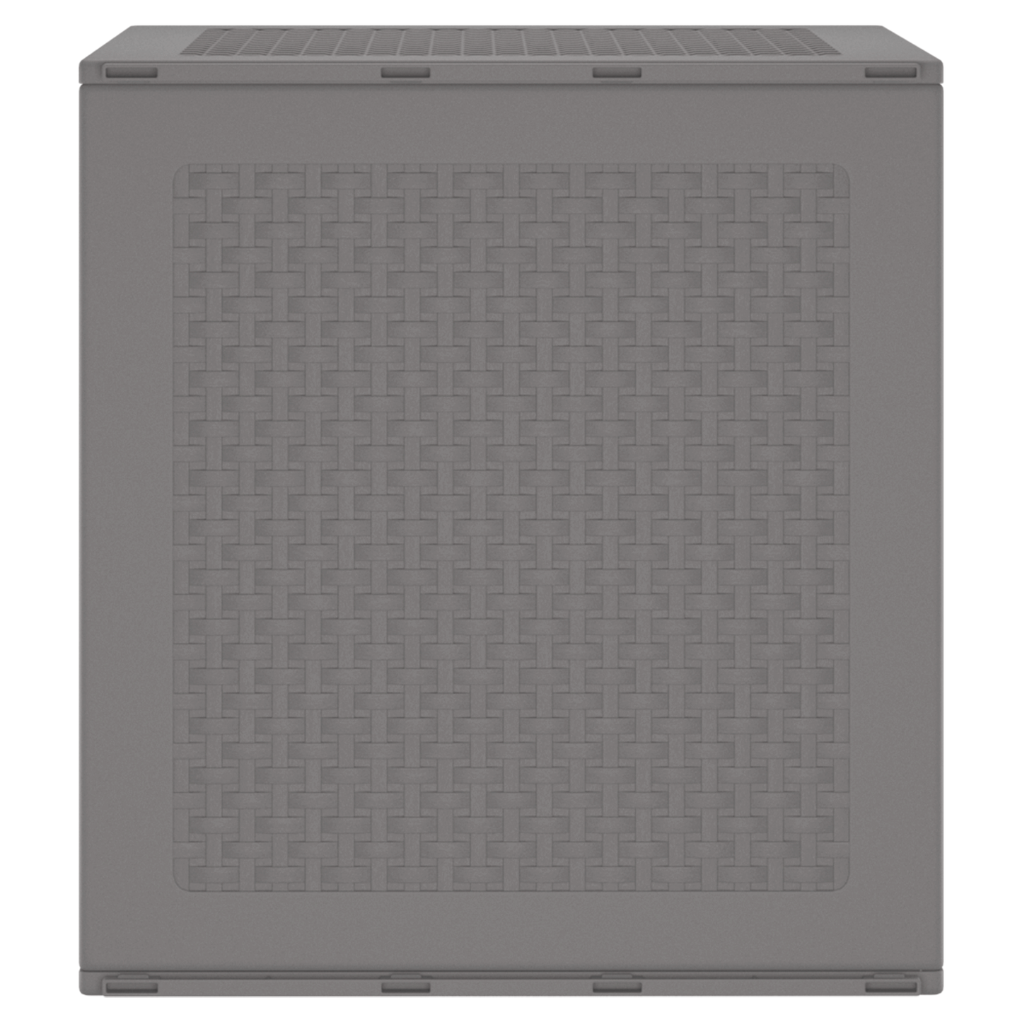 Hageoppbevaringsboks Lysegrå 55x53x57 cm PP