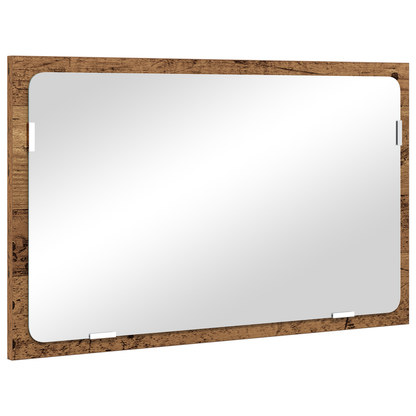 2-delt baderomsmøbelsett Gamle tre Konstruert tre